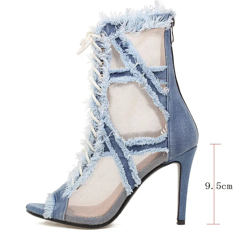 DENIM HEELS